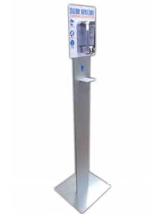 Distributore con dispenser automatico di gel igienizzante