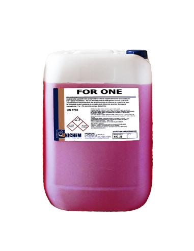 ForOne detergente speciale trivalente per sistema Touchless. Emulsionante per uso professionale lucidante contro sporco