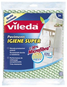 PANNO PAVIMENTI VILEDA IGIENE SUPER Pz 3
