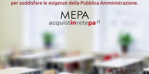 Accanto ai Cittadini, attraverso il Mercato Elettronico delle Pubbliche Amministrazioni.